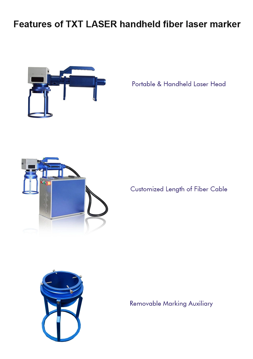 High Speed Portable Marking Machine Laser Printer Fiber Laser Marking for Stainless Steel Metal Plate 20W 30W Machine Price Handheld Laser Marking Machine