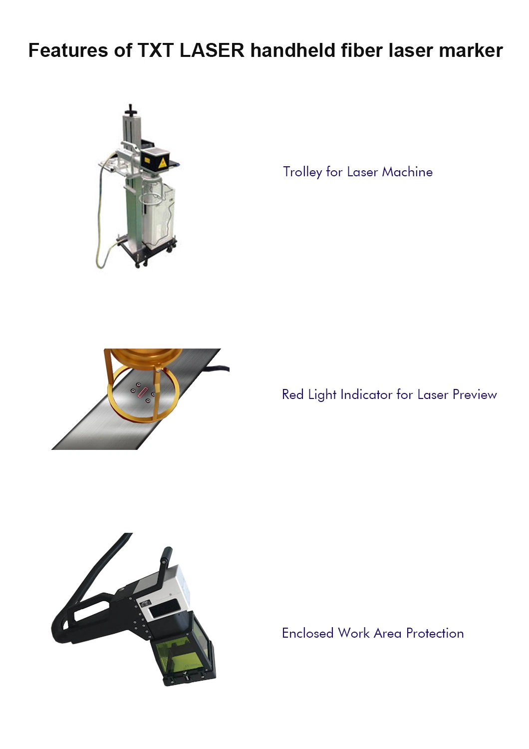 High Speed Portable Marking Machine Laser Printer Fiber Laser Marking for Stainless Steel Metal Plate 20W 30W Machine Price Handheld Laser Marking Machine